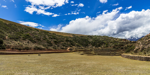 Agricultural terraces in the Moray