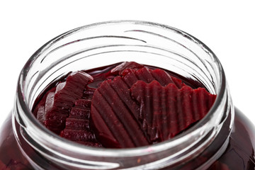 Rote Beete im Einmachglas
