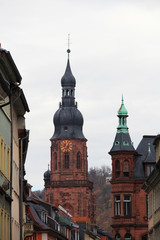 Hauptstrasse (Main street in German) in Heidelberg, Germany	