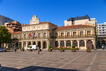 Fototapeta na wymiar Beautiful facade of City Hall