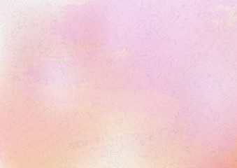 ピンク色の水彩絵具イメージ背景素材-和紙テクスチャ