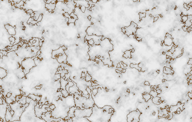 Natural grey and gold swirls and ripples on white background Marble texture with abstract pattern © Aurelia's Dreams