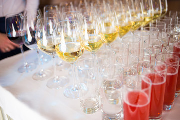 wine catering for guests