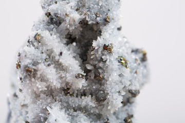 pyrite quartz stone rock mineral specimen geology gem