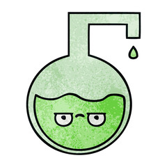 Fototapeta premium retro grunge texture cartoon science experiment