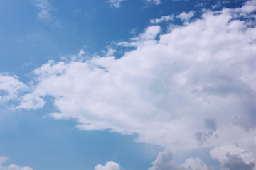 Sky background with clouds