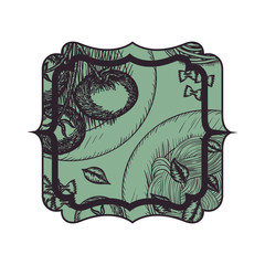 elegant frame victorian with italian food