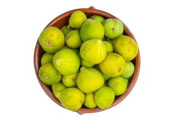 mountain of green figs