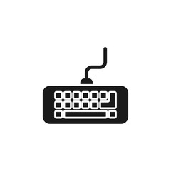 Obraz premium Keyboard icon design template vector isolated