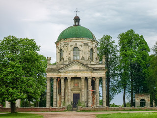 Roman Catholic church of St. Joseph 18th century. Pidhirtsi, Ukraine
