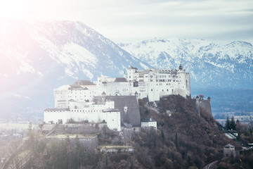 Fortress Hohensalzburg: Beautiful medieval castle in Austria, tourist attraction
