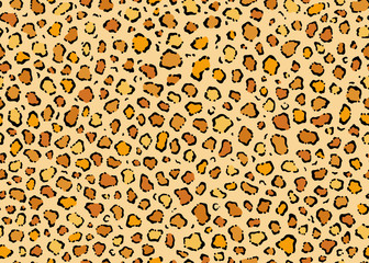 Multi colored Seamless Leopard pattern design, vector illustration background. Fur animal skin design illustration for web, fashion, textile, print, and surface design