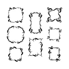 set of vintage frames