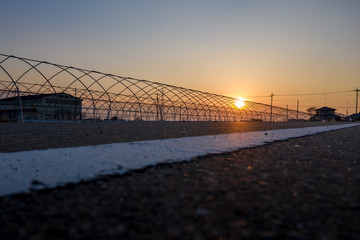 田舎の夕暮れ