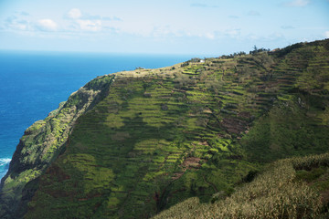 Fototapeta na wymiar cliffs on Madeira