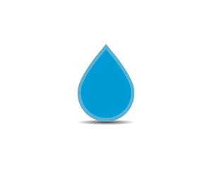 Set of abstract water drops symbols, logo template