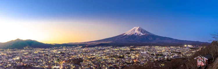Afwasbaar Fotobehang Fuji Mt.Fuji Sunrise