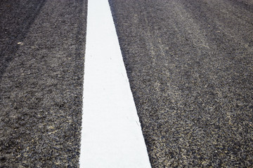 Fototapeta premium Traffic line of road.