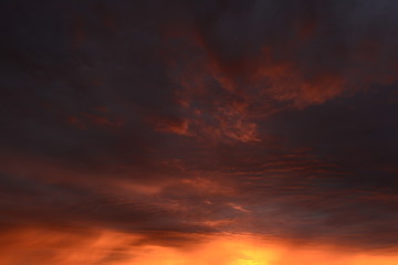 Obraz premium only sky bright colorful abstract background natural surrealism of atmospheric nature at sunset