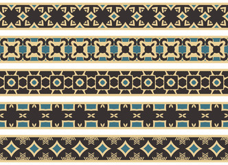 Seamless decorative borders