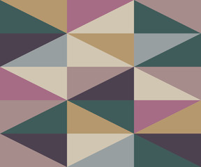 Abstract Rhombus Warm Colors Pattern