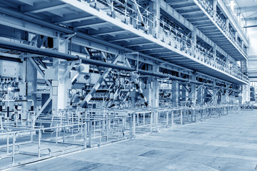 Automobile factory production workshop