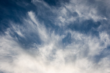 Blue Sky with Light Clouds