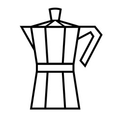 Coffee maker. Vector illustration