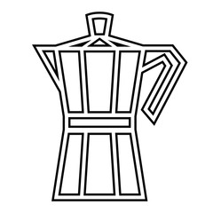 Coffee maker. Vector illustration