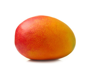 Tasty mango fruit on white background