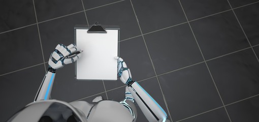 Writing Humanoid Robot Clipboard