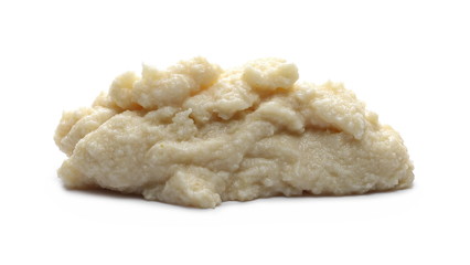 Horseradish sauce isolated on white background