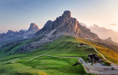 Keuken spatwand met foto Landschap natuur mountan in Alpen, Dolomieten, Giau © TTstudio