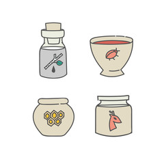 Natural organic products containers