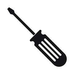 Screwdriver icon isoleted, a maintenance tool