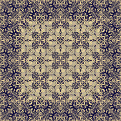 Azulejos Tile Vector Seamless Pattern