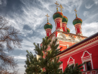 Fototapeta na wymiar Church of st. Sergius of Radonezh. Moscow