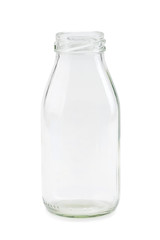Glass bottle with thread neck