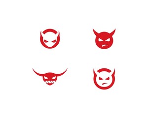 Devil logo vector