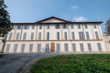 Fototapeta na wymiar Usmate Velate, historic Villa Scaccabarozzi