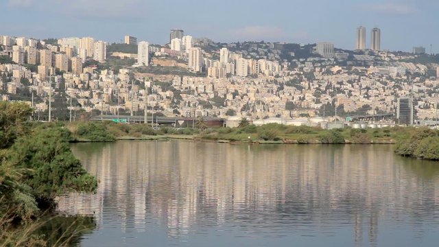 Kishon River And Mount Carmel Israel