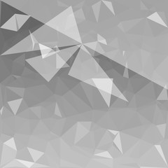 Abstract Grey Polygon background. Low Poly Creative template or pattern. 