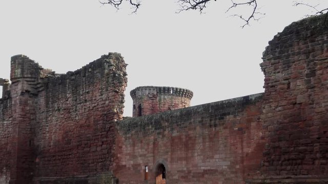 Bothwell Castle near Uddingston in Scotland.