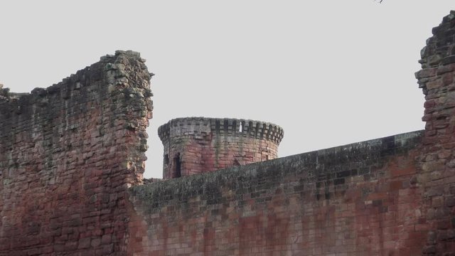 Bothwell Castle near Uddingston in Scotland.