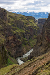Obraz premium The Markarfljótsgljúfur is absolutely incredible place in the Iceland..