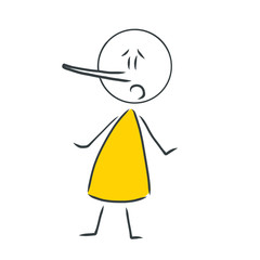 Figur lügt, Lange Nase