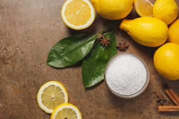 Citric acid and Lemons.