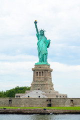 Obraz premium The Statue of Liberty on Liberty Island in New York