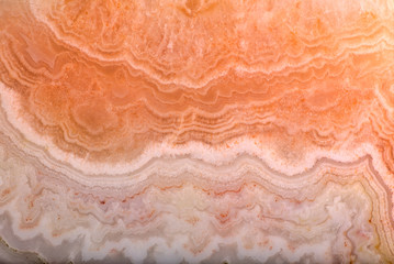 mineral structure of orange color agate