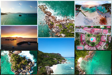 Seychellen Collage